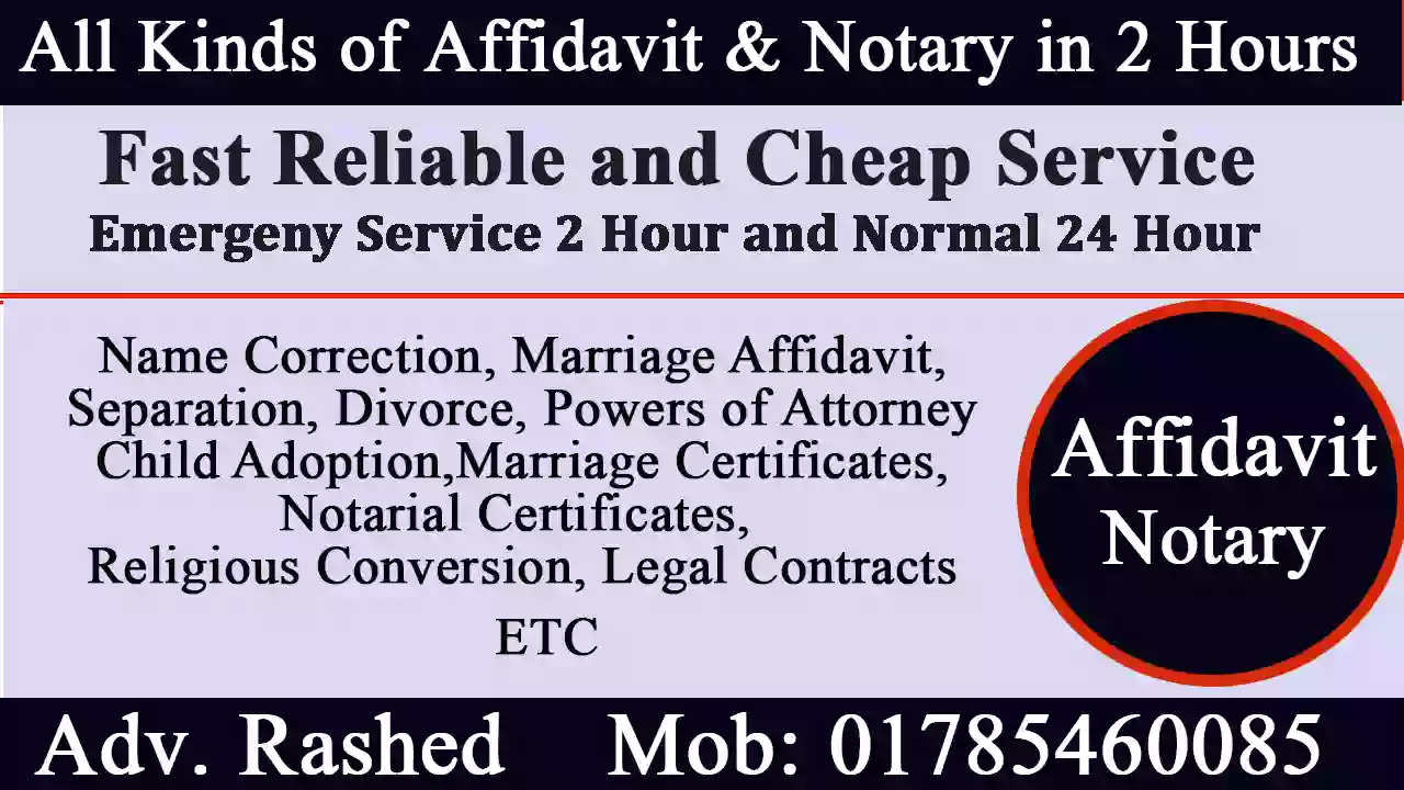 Affidavit Service in Saidpur Nilphamari