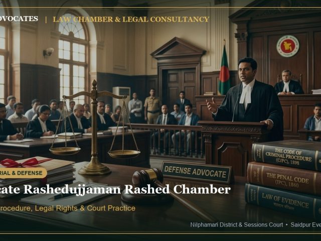 অ্যাডভোকেট রাশেদুজ্জামান রাশেদ: নীলফামারি কোর্টের প্রতিভাবান নবীন আইনজীবী