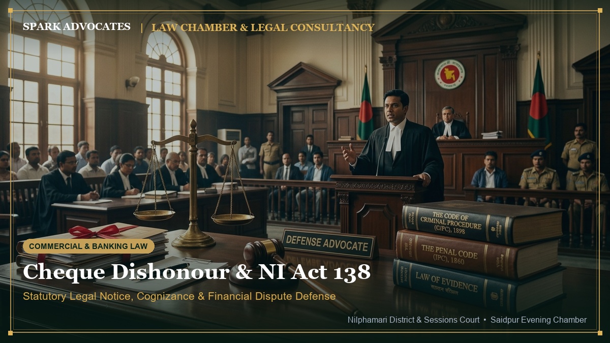 Cheque Dishonour Lawyer Nilphamari | Section 138 NI Act