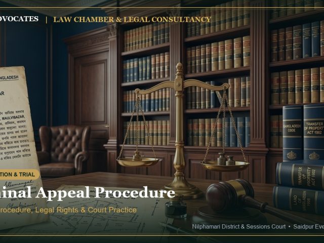 Criminal Appeal Procedure in Bangladesh | Complete Legal Guide