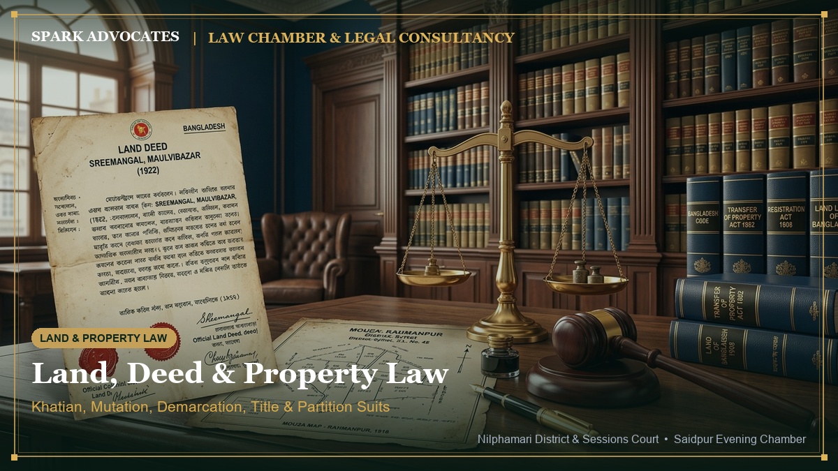 Land & Property Lawyer Nilphamari